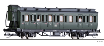 TILLIG 13050 - TT Reisezugwagen 2. Klasse, Bauart C pr-21, der DB, Ep. III